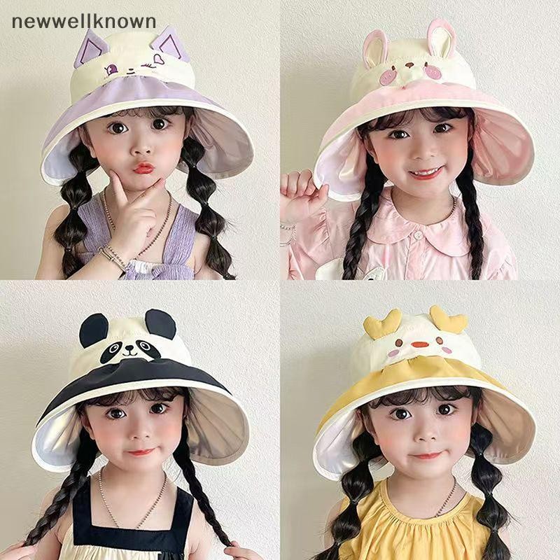 สุทธิ กลางแจ้งอเนกประสงค์ขนาดใหญ่ขอบหมวกเด็กป้องกันแสงแดดม่านบังแดดคอหมวกป้องกันป้องกันรังสียูวีชายค