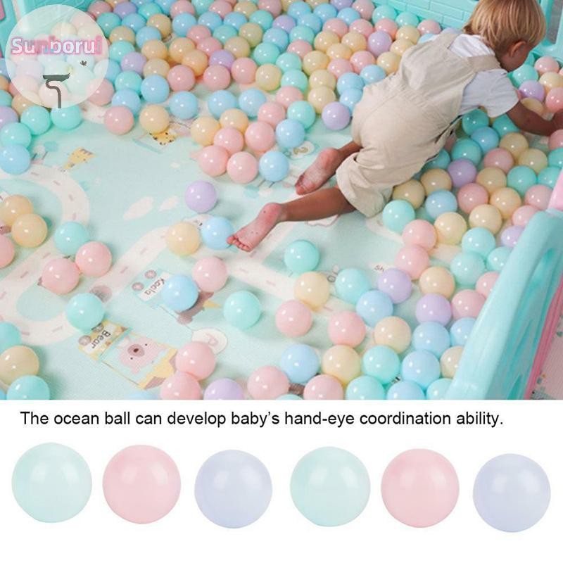 ซันโบรุย ตลก 100/200 ที่มีสีสันพลาสติกอ่อนมหาสมุทรเด็กทารกว่ายน้ําหลุมสระว่ายน้ําของเล่น ไทย