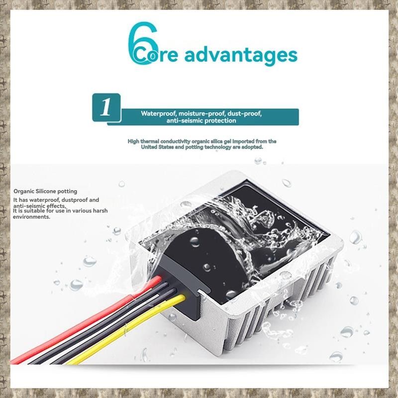 [zv0lma8i] Universal 8V-40V ถึง 12V เครื่องปรับแรงดันไฟฟ้า 6A DC Power Converter โมดูลไฟฟ้าอัตโนมัติ