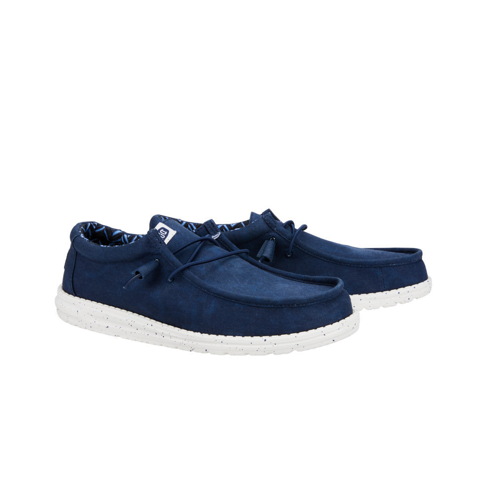 HEYDUDE รองเท้าลำลองผู้ชาย WALLY STRETCH CANVAS รุ่น 40700-410 - NAVY
