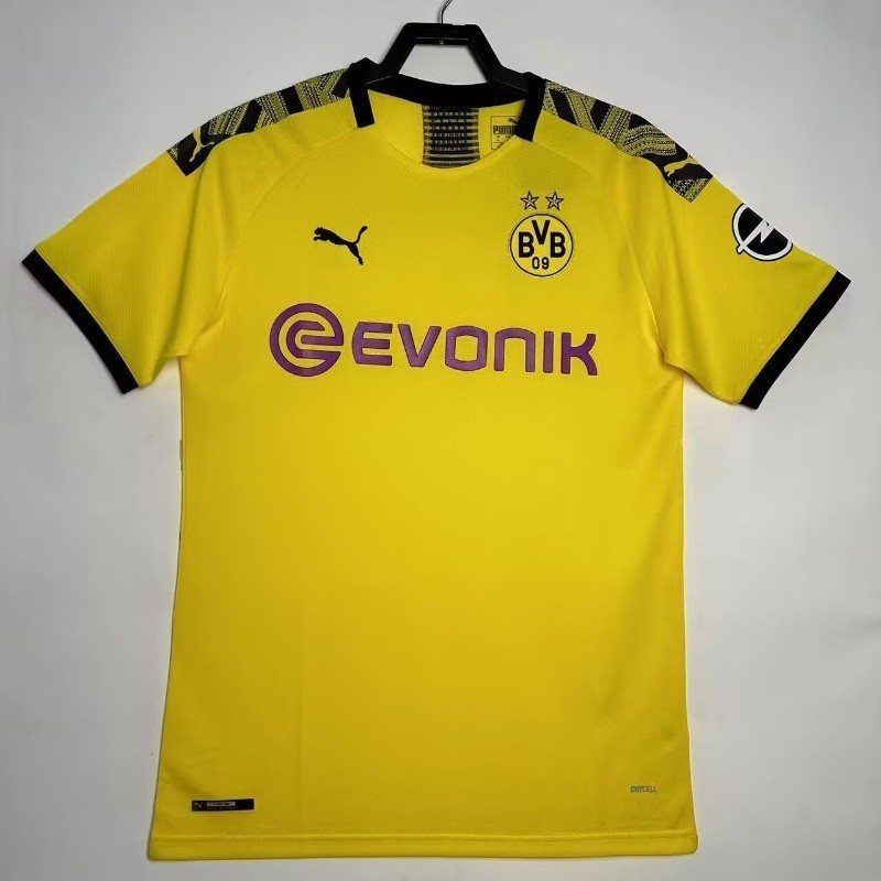 Borussia Dortmund 2019-2020 เสื้อฟุตบอลเหย้า – Classic Retro Yellow – Sizes S ถึง 2XL Jersey