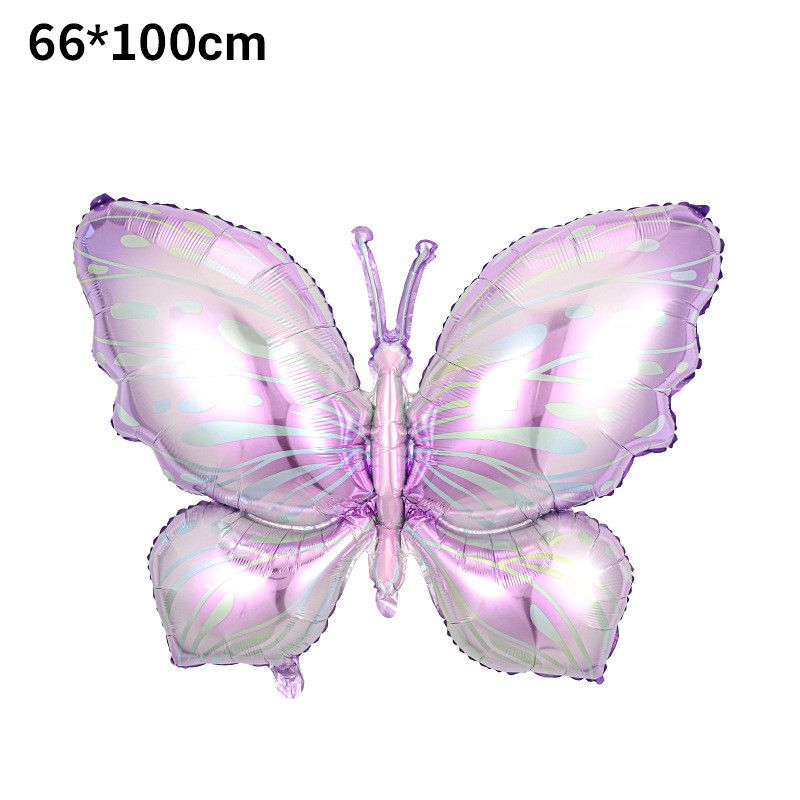 บอลลูนฟิล์มอลูมิเนียมผีเสื้อขนาดใหญ่ฮีเลียมธีมฤดูใบไม้ผลิแมลงรูปร่างบอลลูน - รูปที่ 4