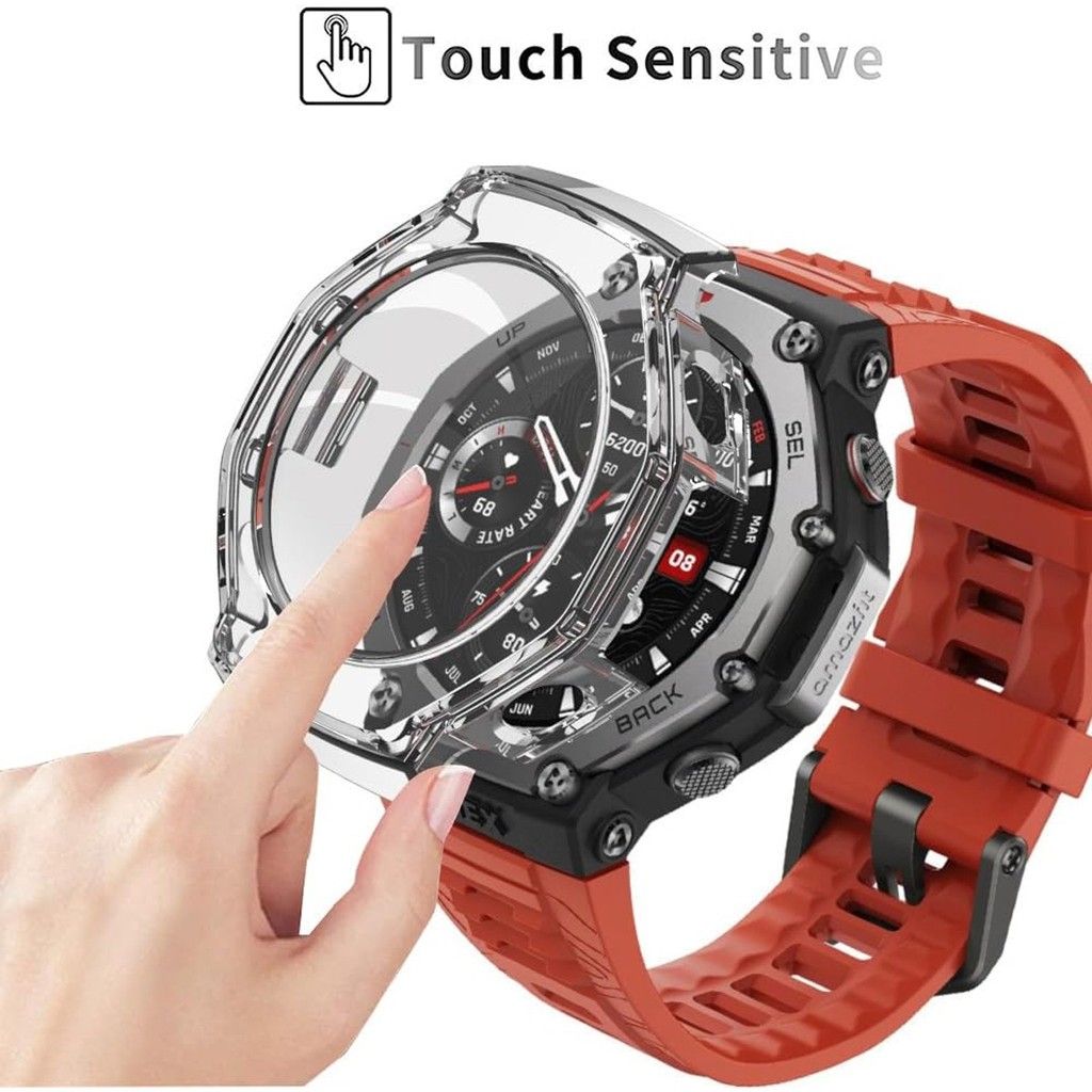 เคสป้องกันหน้าจอสําหรับ Amazfit T-rex 3 Smart watch Full Coverage กันชนสําหรับ Amazfit T-rex 3 Cover