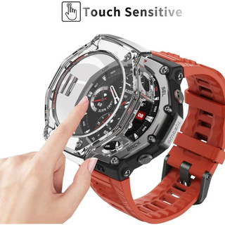 เคสป้องกันหน้าจอสําหรับ Amazfit T-rex 3 Smart watch Full Coverage กันชนสําหรับ Amazfit T-rex 3 CoverAccessories