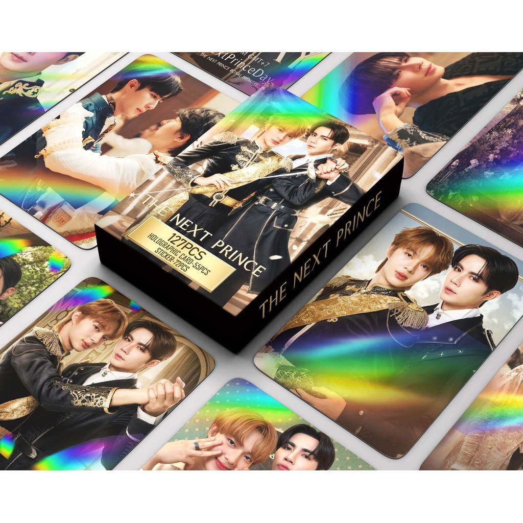 The Next Prince Zeenew NUNEW CP Laser Lomo Card Photocard 55 ชิ้นการ์ด + 72 ชิ้นสติกเกอร์ขนาดเล็ก