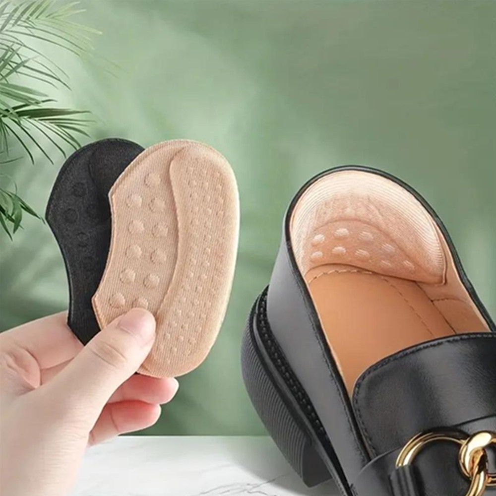 สติกเกอร์ป้องกันลื่นสำหรับส้นรองเท้า ใช้งานได้กับรองเท้าหนังและLoafer ขนาด 2/4/10ชิ้น