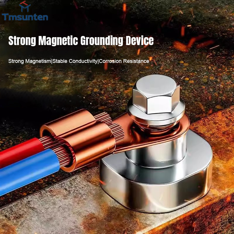 Tm การเชื่อมไฟฟ้าแม่เหล็กสายดินหนีบขั้วกราวด์อุปกรณ์เครื่องมือแม่เหล็กเชื่อมสนับสนุนอุปกรณ์เสริม - รูปที่ 2