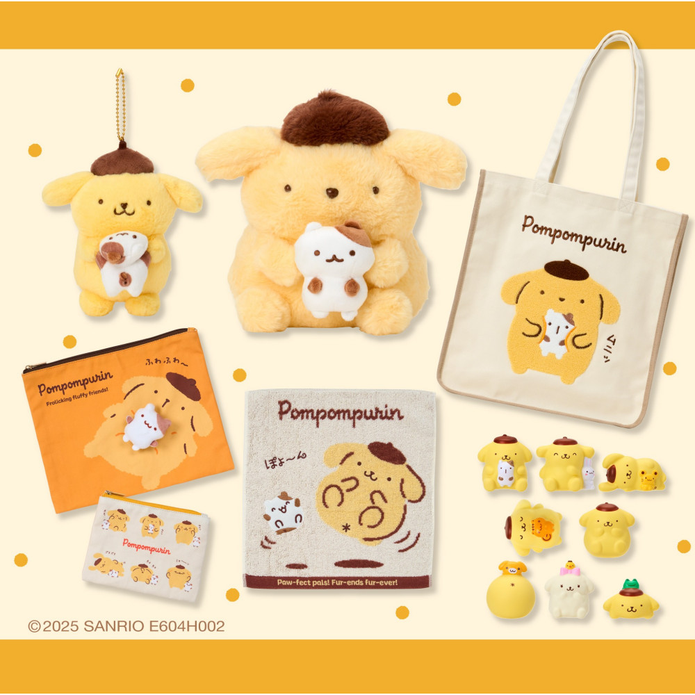 Sanrio (SANRIO) Pom Pom Purin "Pudding and Muffin Friendly Time" Collection - A Variety of Accessori