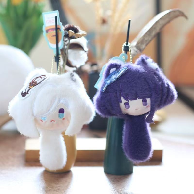 2025 เกม Kawaii Furina Focalors Furina de Fontaine Beelzebul Raiden Ei Raiden Shogun ตุ๊กตาของเล่นเก