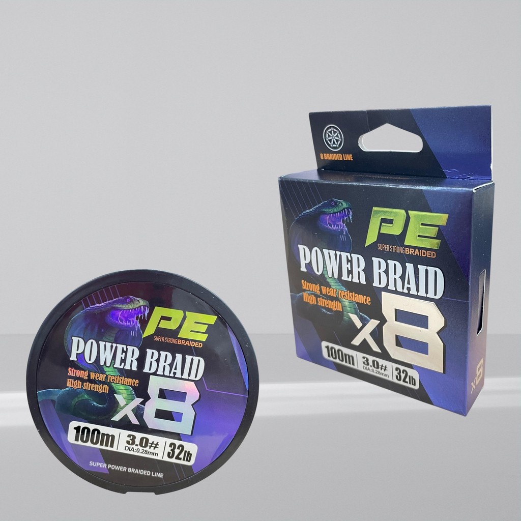 สายตกปลาถัก Dali Ma PE 100M 3.0 - MAX X8