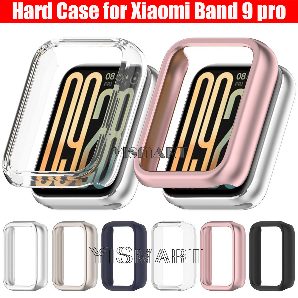 Hard Hollow สําหรับ Xiaomi Mi Band 9 Pro PC ฝาครอบกันชนสําหรับ Mi Band9 Pro สมาร์ทวอท์ช