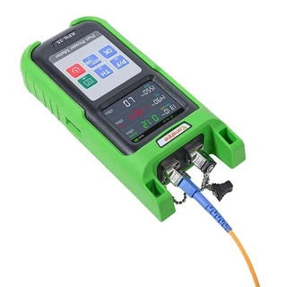 Kpn-35 PON Optical Power Meter Komshine 0.1 dB ความละเอียด 1490nm 1550nm 1310nm สําหรับการทดสอบเครือข่าย PON