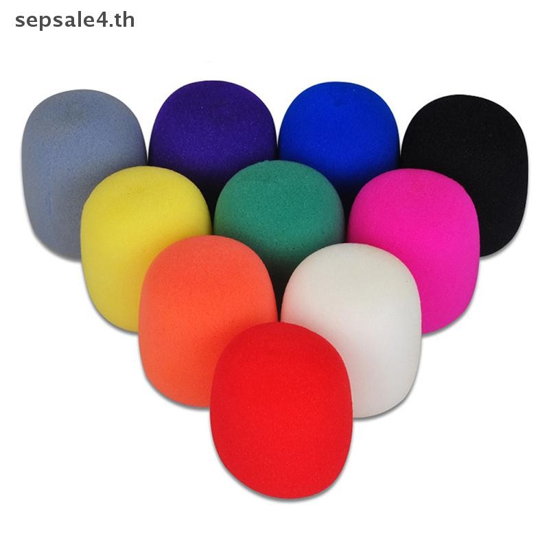 # ใหม่ # 10 สีมือถือไมโครโฟนไมค์ย่างกระจกหน้ารถลมโล่ฟองน้ําโฟมปก .