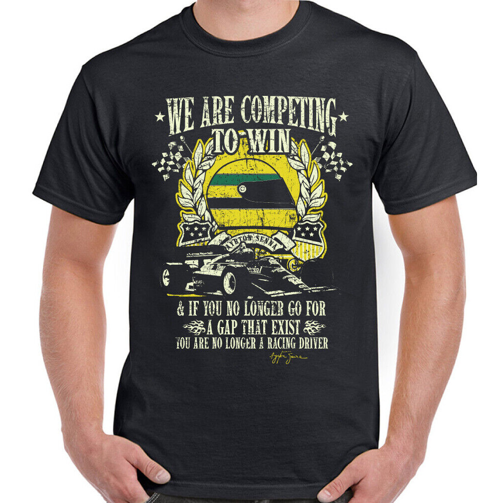 เสื้อยืดคําคม Senna Formula 1 Motorsport