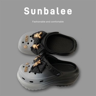 SUNBALEE 🌷 SUN8694-2T รองเท้าหัวโต แถมตัวติด เสริมส้นสูง สไต…