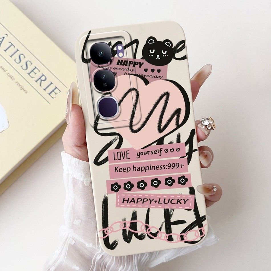 Vivo Y200 (5G) 2024 แฟชั่นเคสโทรศัพท์ลายพระอาทิตย์ตก Vivo Y200 5G เลนส์ซิลิโคนอ่อนนุ่มเคสป้องกัน