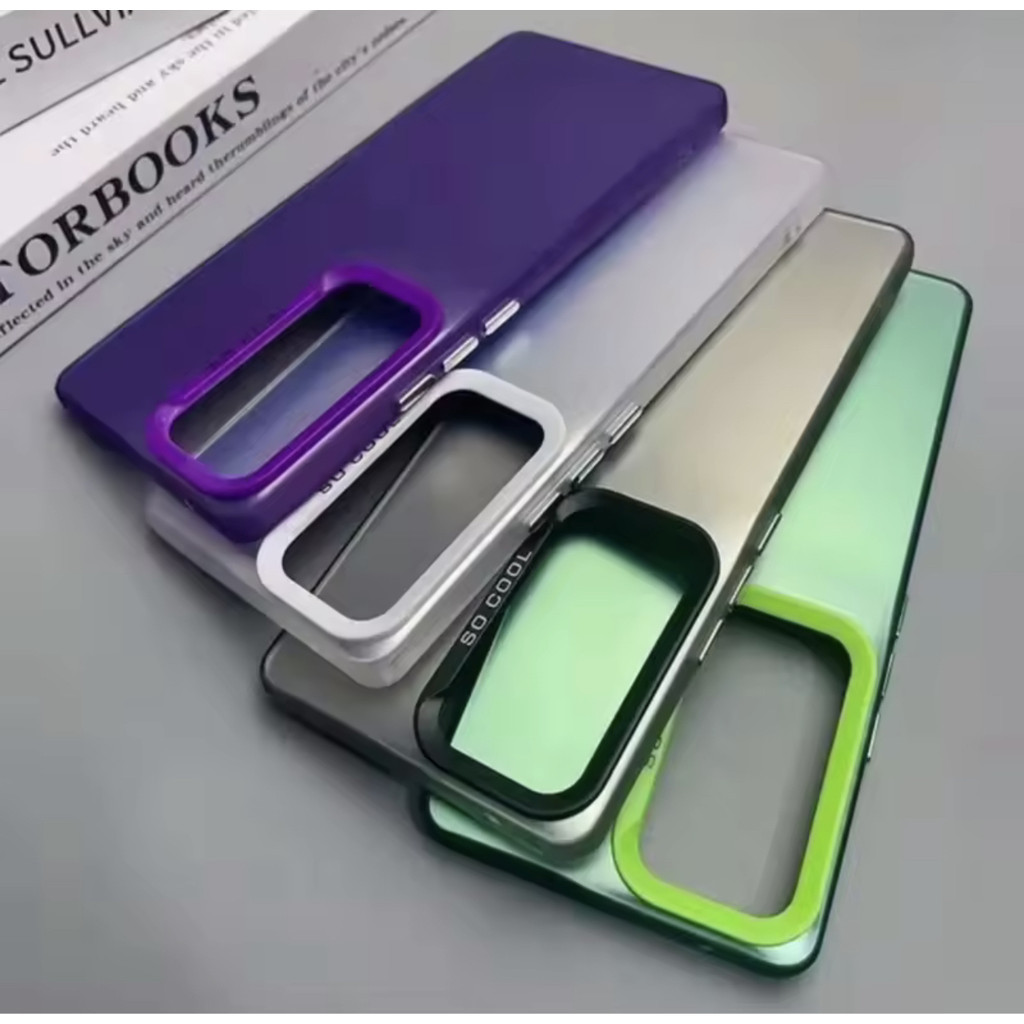 ส่งจากไทย CASE For infinix Hot 50 / 50i / 50pro / 50pro+ เคสโทรศัพท์ เคสโปร่งแสงIMD เคสสีพื้นแบบเง่า กันกระแทก