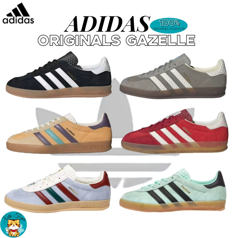 พร้อมส่ง & พรี Adidas originals Gazelle (IE1051/H06259) รองเท้าลำลอง รองเท้าผู้ชายและผู้หญิง แท้ %