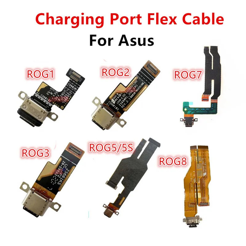 ชาร์จพอร์ต D ock เชื่อมต่อ USB สำหรับ A SUS ROG โทรศัพท์8 7 6 Pro 5 5วินาที1 2 3 5 zs661ks zs673ks ข