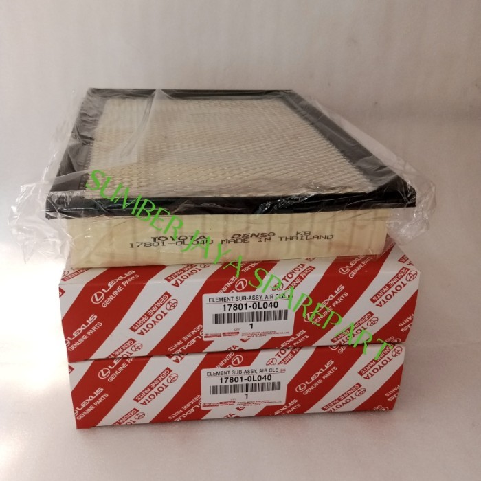 ไส้กรองอากาศ INNOVA REBON HILUX REVO FORTUNER 17801-0L040