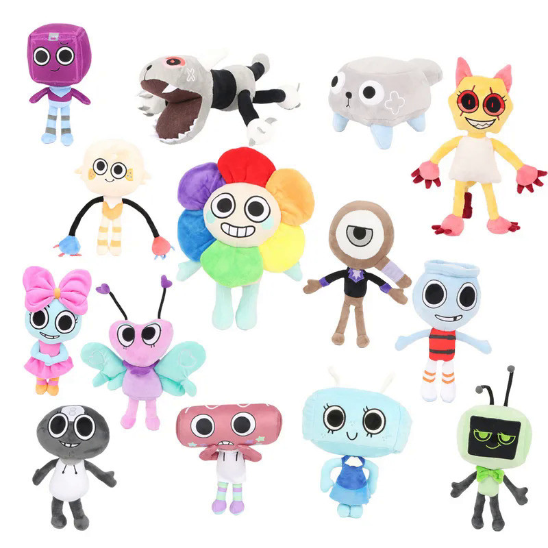 Dandy's World Plush Toy Horror Game Dandys World Goob Pebble Plushie Cute Anime Stuffed Soft Pillow 