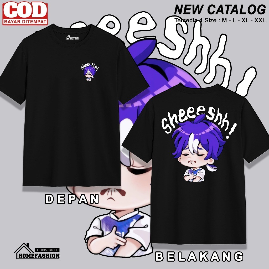 MLBB EMOT เสื้อยืด FRONT BACK DISTRO EMJI SHEESSH / COOL MLBB SHIRT SHORT SLEEVEBY! | เสื้อยืด MOBIL