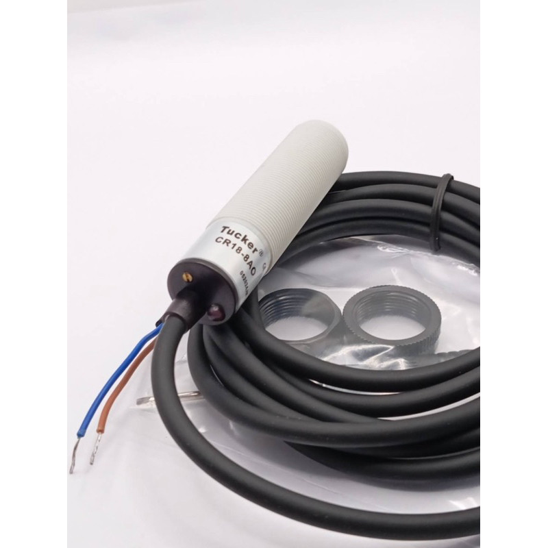 CR18-8AO  CR18-8AO sensor เซ็นเซอร์  สินค้าถ่ายจากงานจริง  Size18mm. ชนิดNO 2สาย ไฟเลี้ยง220VAC มีบิ