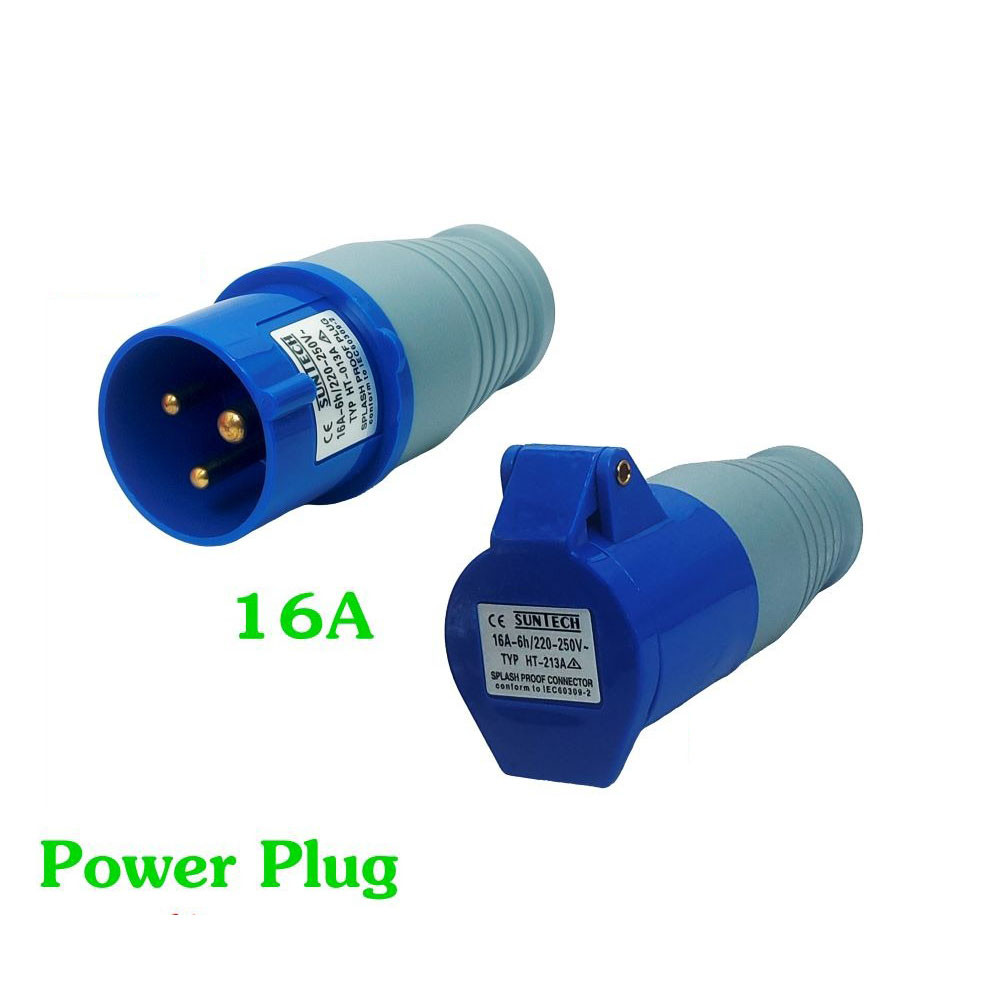 พาวเวอร์ปลั๊ก (ตัวผู้+ตัวเมีย) 3 ขา 2P+E 220V 16A/32A Power Plug SF-013L SF-213L SF-023L SF-223L ชุดเพาเวอร์ปลั๊ก ราคา ถูกที่สุด ดีลบีเคเค แกลเลอรีภาพที่ 3