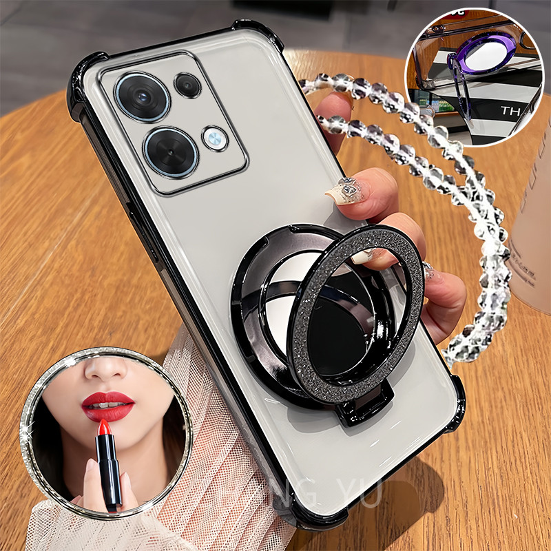 ปลอกอ่อน Redmi note 13 Pro 4G 5G เคสโทรศัพท์ที่ใส่กระจกแต่งหน้า 2025 ใหม่ HD กันกระแทก casee ฝาครอบ