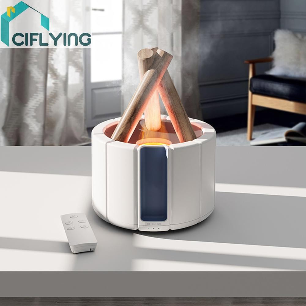 250ml Bonfire Aromatherapy Essential Oil Diffuser Cool Mist Humidifier สําหรับ Home [Ciflying.th]