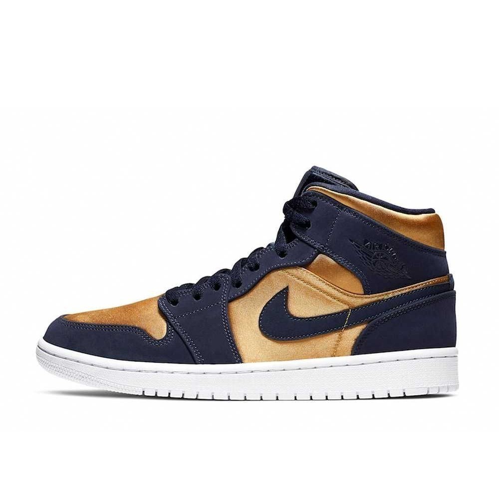 NIKE AIR JORDAN1 MID SATIN GOLD Unused