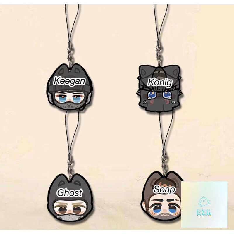 Keegan, Konig, พวงกุญแจ Ghost and Soap [ Call Of Duty ]-Bin