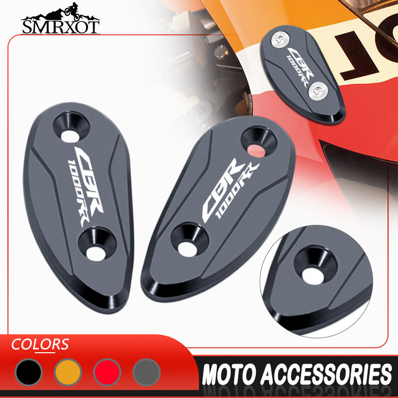 อุปกรณ์เสริมรถจักรยานยนต์สําหรับ Honda CBR1000RR CBR1000RR 2008-2017 กระจกฝาครอบกระจกขับเคลื่อนกระจก Eliminators หมวก