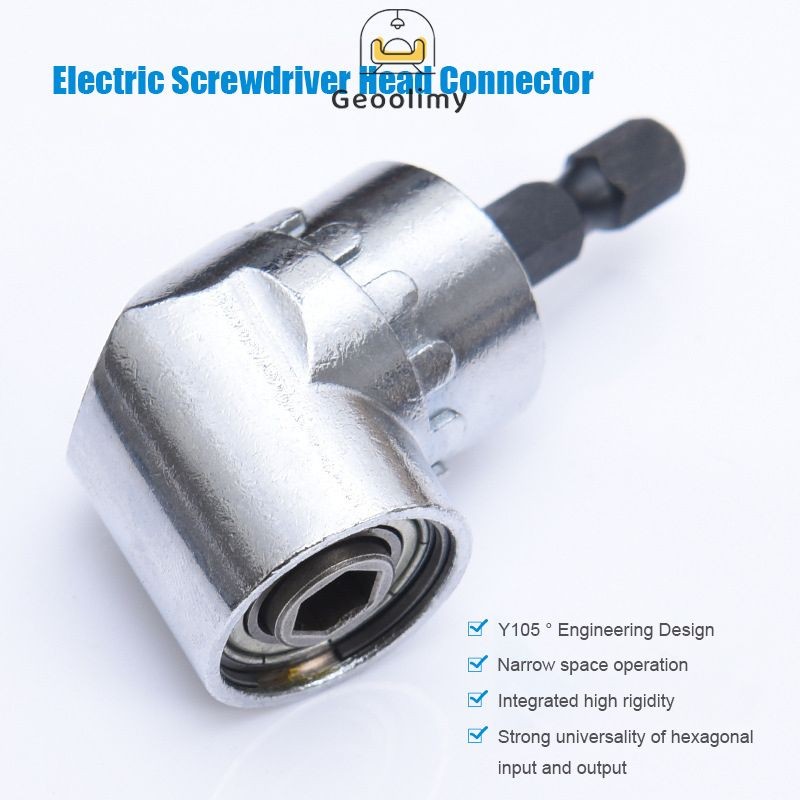 ขั้วต่อไขควงไฟฟ้า ข้อต่องอ 90 องสา ต่อสว่าน และไขควงไฟฟ้า ไขควงไฟฟ้าหัวเชื่อมต่อ - รูปที่ 2