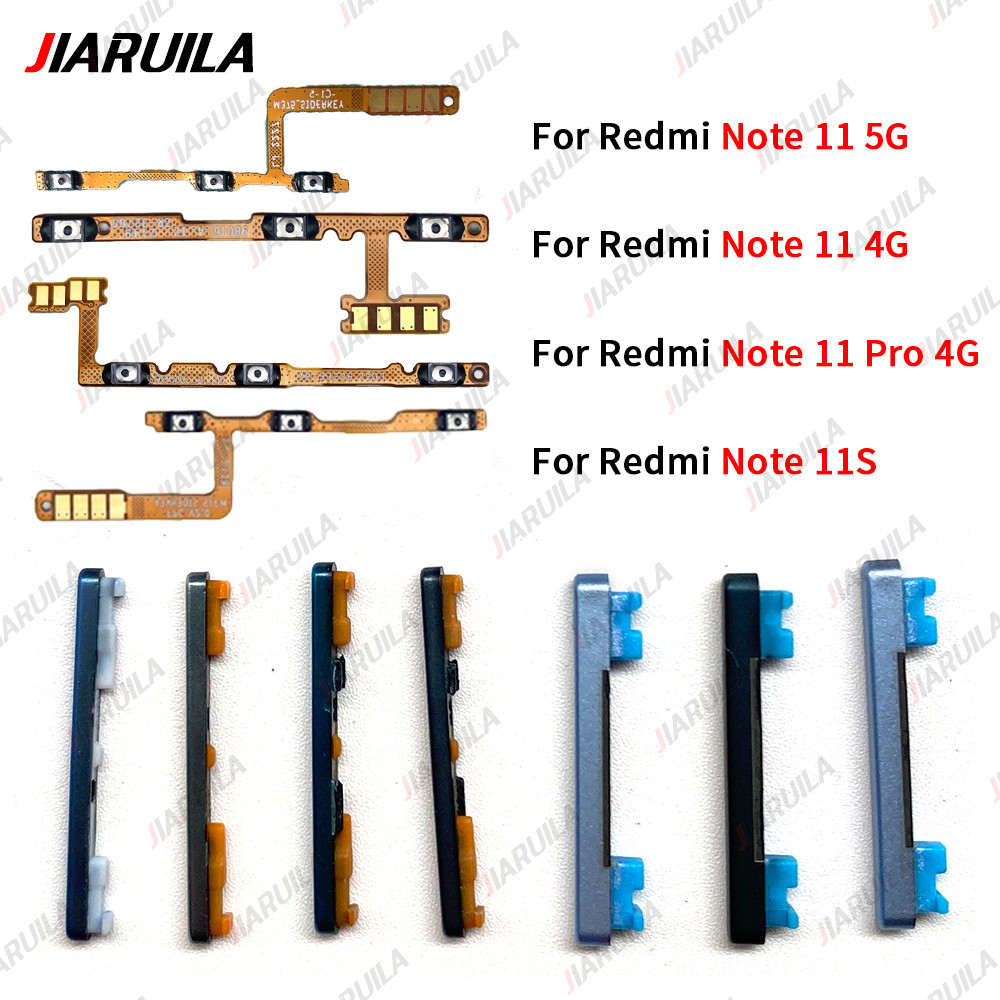 ปุ่มสวิตช์นอก Xiaomi Redmi Note 11S 11 Pro 4G 5G แพรเปิด-ปิด on-off แพรปุ่ม เพิ่มเสียง-ลดเสียง