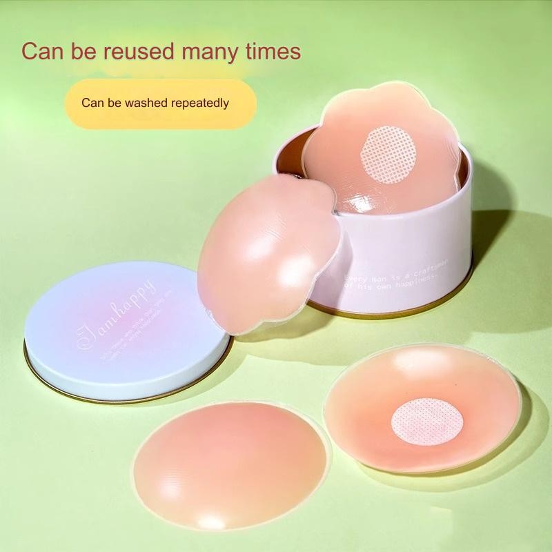 🌸พร้อมส่ง🌸 สติกเกอร์หัวนม สติกเกอร์ซิลิโคนติดหัวนม ว่ายน้ำ ชุดชั้นในที่ระบายอากาศได้สติกเกอร์หัวนม ราคาขายส่ง