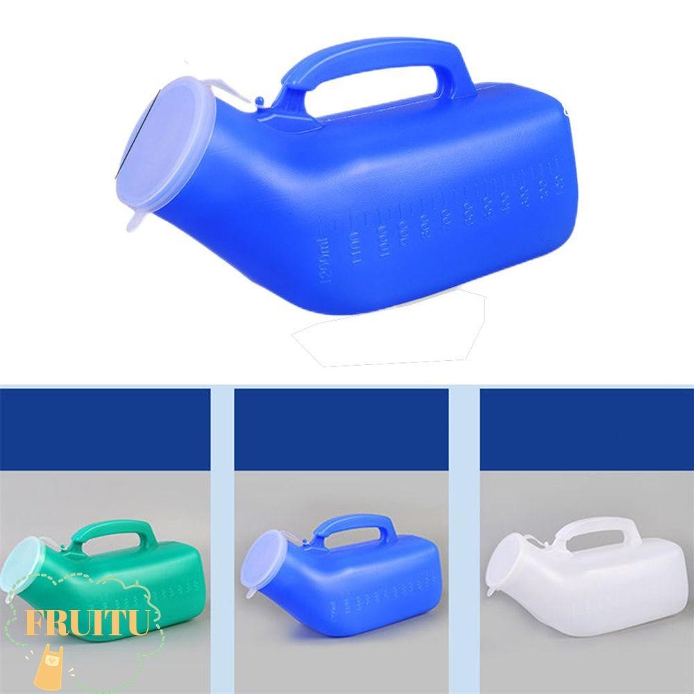 Fruitu 1200ml Mobile Toilet Car แบบพกพา Disility Old Man Travel โถปัสสาวะเก็บ
