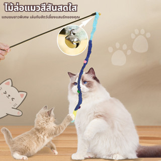 🔥Cat Teaser ไม้ล่อแมว คฑานางฟ้า ไม้ตกแมวเจ้าหญิง ไม้ตกแมว น่…