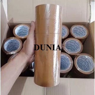 LAKBAN / ISOLASI BENING / COKLAT 1 SLOP ISI 6PCS 45MM*90Y LENGKET KUAT TAPE MURAH