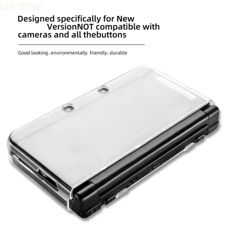 Louting Full Coverage Case เคสพลาสติกสําหรับ 3DS XL LL ใหม่ 3DS Gamepad Housing