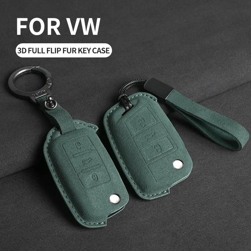 ฝาครอบรถ Fob สําหรับ VW Volkswagen Golf 7 MK7 Tiguan MK2 สําหรับที่นั่ง Ateca Leon FR 2 Ibiza Skoda 