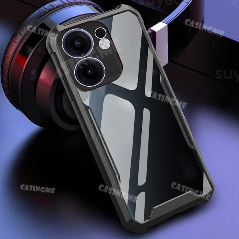 OPPO Reno15 F 5G 2025 ถุงลมนิรภัยอะคริลิคกันกระแทกสําหรับ OPPO Reno 13 Reno13F Reno13 F Pro 13F OppoReno13F 5G 4G ซิลิโคนใสเคสโทรศัพท์กันชน Soft TPU ฝาหลัง - รูปที่ 2