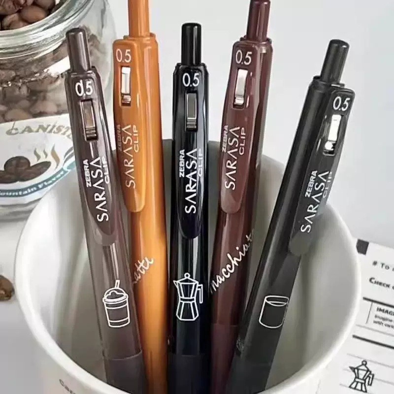New Zebra JJ15 Coffee Retro Limited Edition Neutral Pen SARASA Color Water Pen 0.5