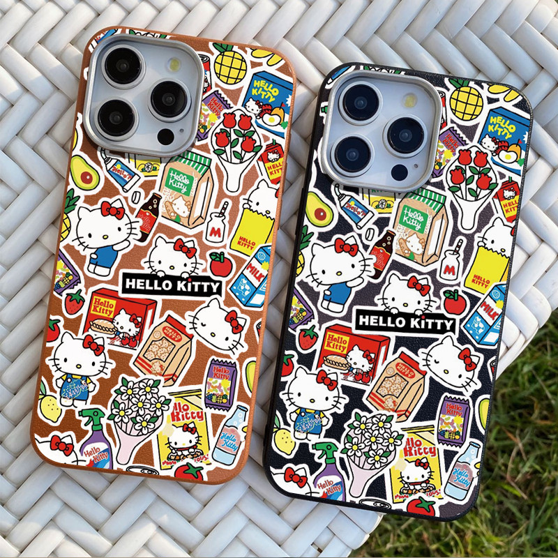 เคสหนังคิตตี้ SAMSUNG S24 Ultra,S23 Ultra,S22 Ultra, S23 Fe DA29