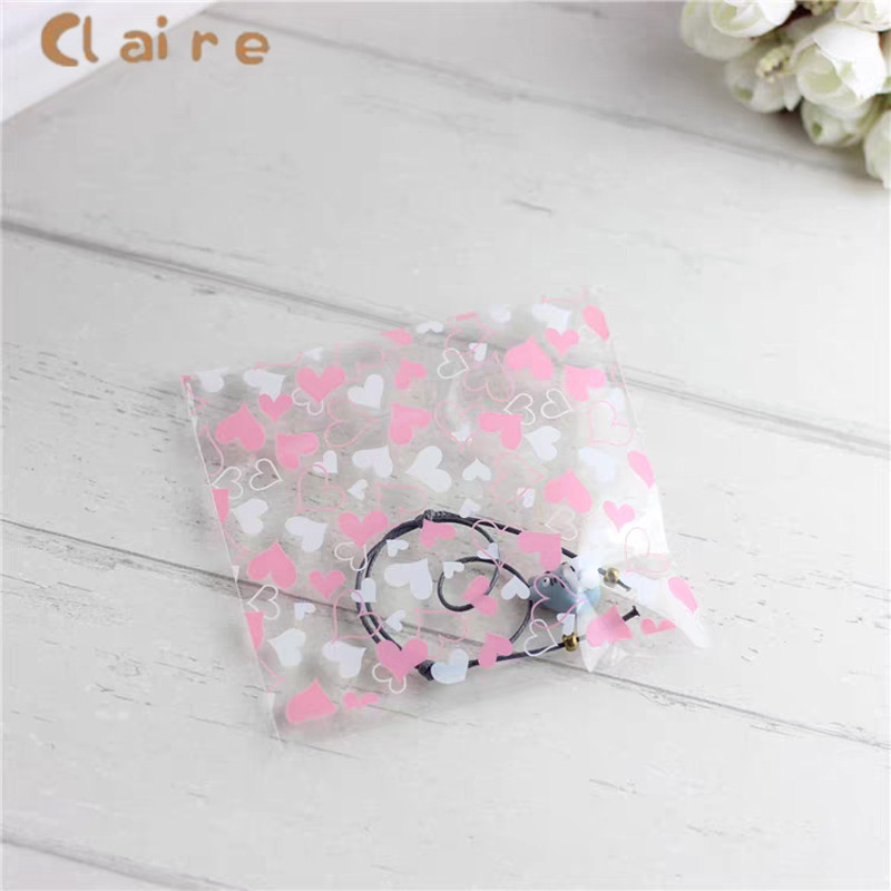 🏡ถุงคุกกี้ ถุงฝากาว ใส่ขนม ถุงซีลขนม ขนาด 7x7+3cm ลายการ์ตูน 100 ใบ Claire