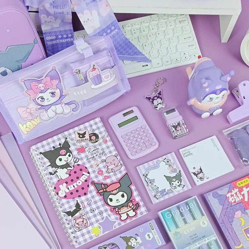 UNGU MERAH ( OTH1260 / OTH1261 / OTH1263 / OTH1264)(KIDS) ชุดของขวัญเครื่องเขียนโรงเรียนเด็ก - melod