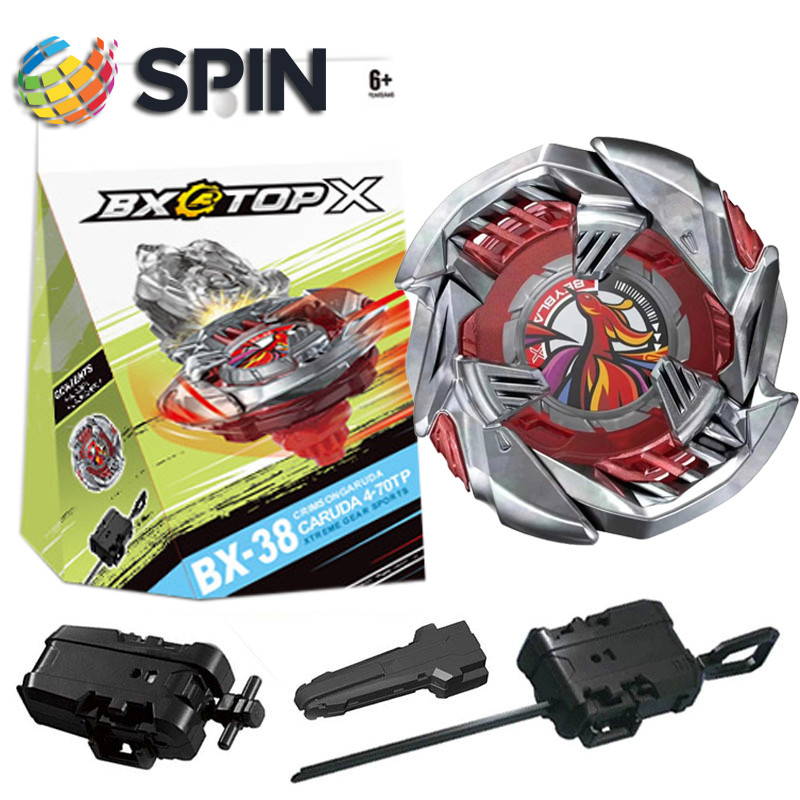 Bey X BX-38 Crimson Garuda Gyro X พร้อม Launcher Led Grip ชุดสําหรับ ของเล่นเด็กสําหรับเด็กของขวัญวันเกิด