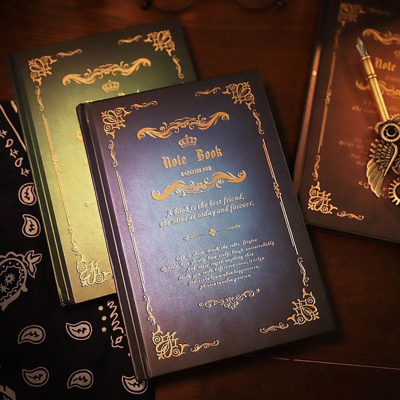 1938คนสรรเสริญยุโรปย้อนยุคหนังสือมายากลโน๊ตบุ๊คก1938人好欧式复古法书记本本本子业礼物师加厚手套创意日08.32