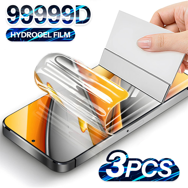 Honor400 3 ชิ้น 9999D Full Cover HD Clear Matte Soft Hydrogel ฟิล์มสําหรับ Honor X60 GT 400 Pro Lite