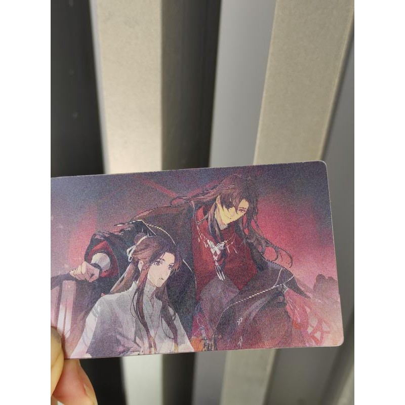 1 ชิ้นอะนิเมะ Heaven OfficialS Blessing การ์ดพิมพ์สองด้าน Tian Guan Ci Fu Xie Lian Hua Cheng การ์ดสําหรับของขวัญและคอลเลกชัน - รูปที่ 5